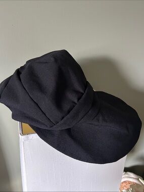 Unbranded Men's Black Casual Cap - Soft Structured Brim